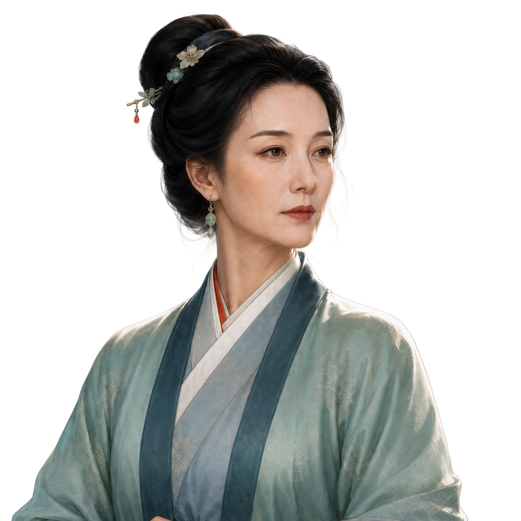 李清照半身像